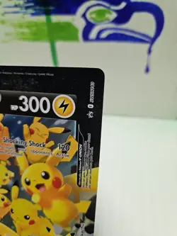 Pikachu V Union SWSH140 Celebrations Black Star Promo Pokemon Card Upper Right - Image 3