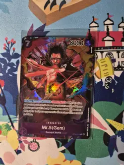 One Piece Card Game Mr. 5 (Gem) OP04-072 SR Kingdoms of Intrigue English NM - Image 1