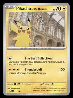PRESALE Pokemon x Natural History Museum Exclusive Promo Card - Image 1