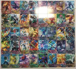 Lot of 40 Japanese Kamen Rider Battle: Ganbarizing Rare Card Set - Image 1