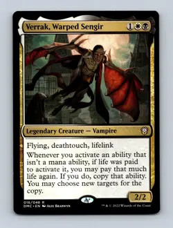 Verrak, Warped Sengir Commander: Dominaria United Non-Foil MTG NM - Image 1