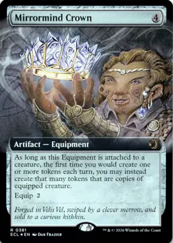 Mirrormind Crown FOIL EXTENDED ART Lorwyn Eclipsed Magic MTG NM - Image 1