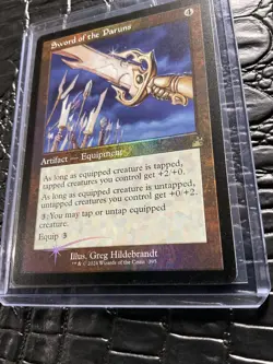 Sword of the Paruns (Retro Frame) Ravnica Remastered Foil Rare NM MTG - Image 4