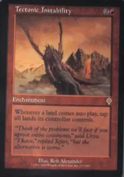 Tectonic Instability - Invasion: #173, Magic: The Gathering Lp C288 - Image 1