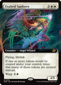 Exalted Sunborn (Extended Art) [Edge of Eternities] Foil Near Mint - Image 1