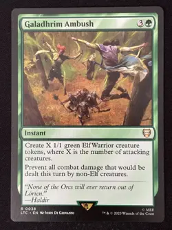 1x MTG Galadhrim Ambush - Commander: The Lord of the Rings (LTC) #38 - Magic - Image 1