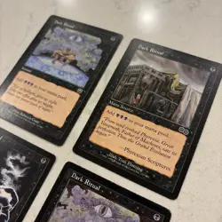Magic the Gathering MTG Dark Ritual MP Condition Play Set Of 4 - Image 4