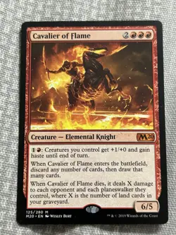 Cavalier of Flame M20 Core Set 2020 LP MTG - Image 1