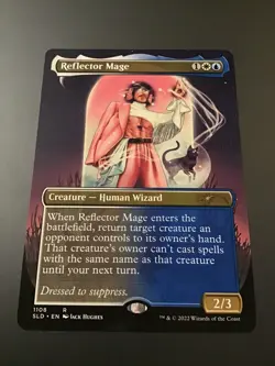 MTG Secret Lair #1108 Borderless Reflector Mage NM - Image 1