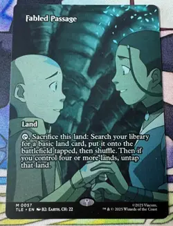 1x MTG Fabled Passage Borderless Avatar! NM Mint! Ships Fast! - Image 1