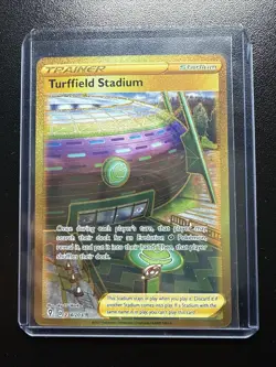 Turffield Stadium 234/203 NM -Gold Rare Pokemon Card- Evolving Skies #1 - Image 1