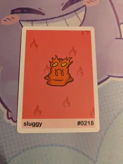 Pookiemoot Pokemon Fanart Card Sluggy - Image 1