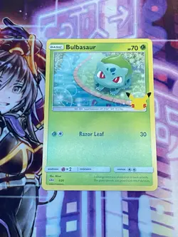 Pokemon TCG Bulbasaur 1/25 McDonald’s Promo 25th Anniversary 2021 NM - Image 1