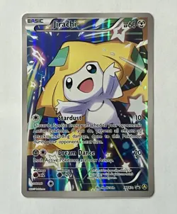 2017 Pokemon TCG Jirachi XY67a XY Alternate Art Full Art Holo Black Star Promo - Image 1