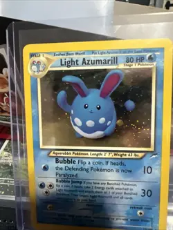 Light Azumarill 13/105 Neo Destiny Holo w/ Swirl Pokemon TCG - Image 1