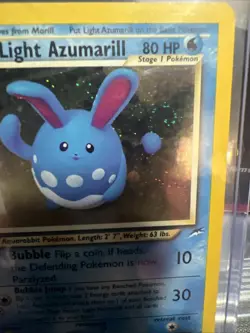 Light Azumarill 13/105 Neo Destiny Holo w/ Swirl Pokemon TCG - Image 3