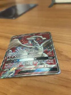 2018 Pokemon Reshiram GX Dragon Majesty Full Art Holo #65/70 - Image 3