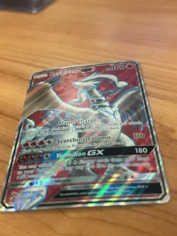 2018 Pokemon Reshiram GX Dragon Majesty Full Art Holo #65/70 - Image 4