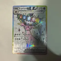 Espeon Ex 175 Pokemon TCG Scarlet & Violet Black Star Promo Holo NM - Image 1