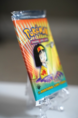 Pokemon TCG Gym Heroes 1st Edition Booster Pack Erika Art WOTC 1999 SEALED - Image 4