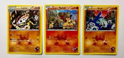 POKEMON Lot 2015 Double Crisis Team Magma's LAIRON- NUMEL- ARON - LP - NON-HOLO - Image 1