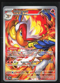 Infernape 173/167 SV06: Twilight Masquerade Pokemon - Image 1