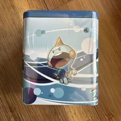 2022 Pokemon TCG Stacking Tin Factory Sealed - Water Type - 3 Packs - Image 2