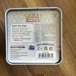 2022 Pokemon TCG Stacking Tin Factory Sealed - Water Type - 3 Packs - Image 5