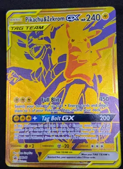 Pokemon Pikachu & Zekrom GX Tag Team TCG Sun & Moon SM248 Holo Promo - Image 1