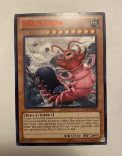 Yugioh - Doom Dozer - Red - DL14-EN004 Rare NM X1 - SOI - Image 1