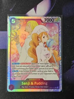 Sanji & Pudding EB02-035 One Piece Extra Booster Anime 25th Collection - Image 1