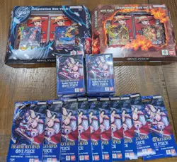 One Piece Illustration Box Vol. 5 & 6 (Lot of 2) with 10 packs of OP14 , - Image 1