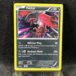 Yveltal 78/146 XY Cracked Ice Holo Pokemon Card NM - Image 1