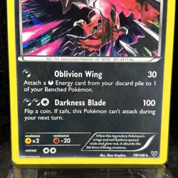 Yveltal 78/146 XY Cracked Ice Holo Pokemon Card NM - Image 2