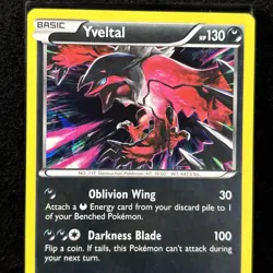 Yveltal 78/146 XY Cracked Ice Holo Pokemon Card NM - Image 3