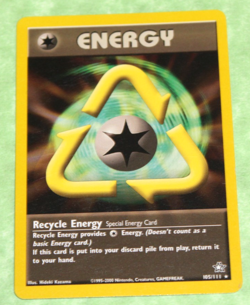Vintage Pokemon Card Recycle Energy 105/111 - Image 1