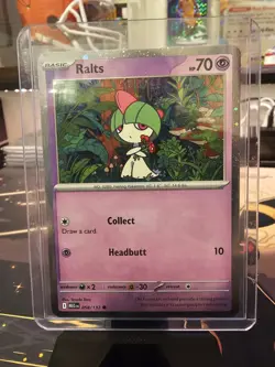 Ralts 058/132 Me01: Mega Evolution - COSMOS HOLO CARD pokemon - Image 2