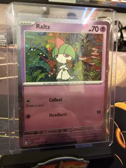 Ralts 058/132 Me01: Mega Evolution - COSMOS HOLO CARD pokemon - Image 3