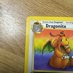 Pokemon TCG Dragonite Non Holo Rare Card 4/62 Fossil 1999 First Edition - Image 2