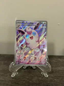 Pokemon Wigglytuff 105/094 Holo Illustration Rare Me02: Phantasmal Flames Card - Image 1