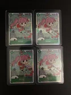 X4 Full Playset - One Piece Card Game TCG - Perona OP12-034 SR - Image 1