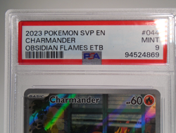 Pokemon Charmander 044 PSA 9 Mint Obsidian Flames S&V Promo Card Holo - Image 4