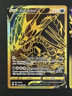 Pokemon Card TCG - Eternatus V SV121 & Eternatus VMAX SV122 Gold Secret Rares - Image 3