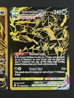 Pokemon Card TCG - Eternatus V SV121 & Eternatus VMAX SV122 Gold Secret Rares - Image 5