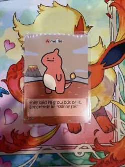 Pokiebubies 1st Edition Mellie Charmeleon #66 Derpy Fan Art Card - Image 1