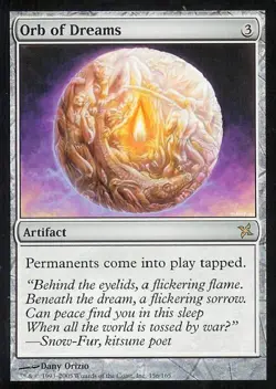 Orb of Dreams -Foil Medium Play MTG Betrayers of Kamigawa - Image 1