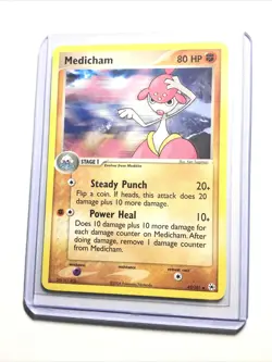MEDICHAM - 42/101 - EX Hidden Legends - Uncommon - Pokemon Card - NM - Image 1