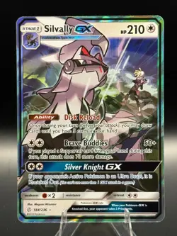 Silvally GX 184/236 Cosmic Eclipse NM Ultra Rare Pokemon Card - Image 1