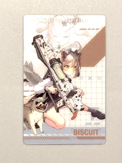 Biscuit - Goddess of Victory: Nikke White Plastic Card - Image 1