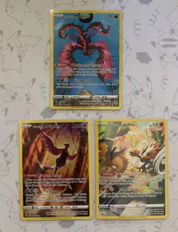 All 3 Galarian Moltres Articuno Zapdos SWSH Promo Cards #SWSH282 283 284 NM - Image 1